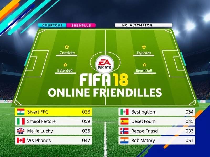 FIFA 18 Online Friendlies in India